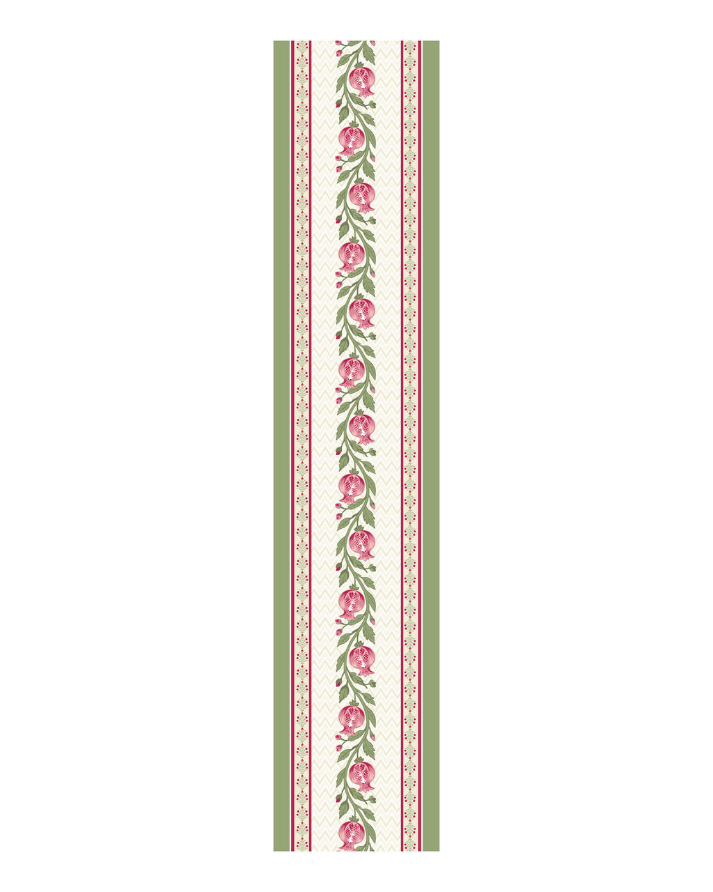 Anar Pink Cotton Table Runner
