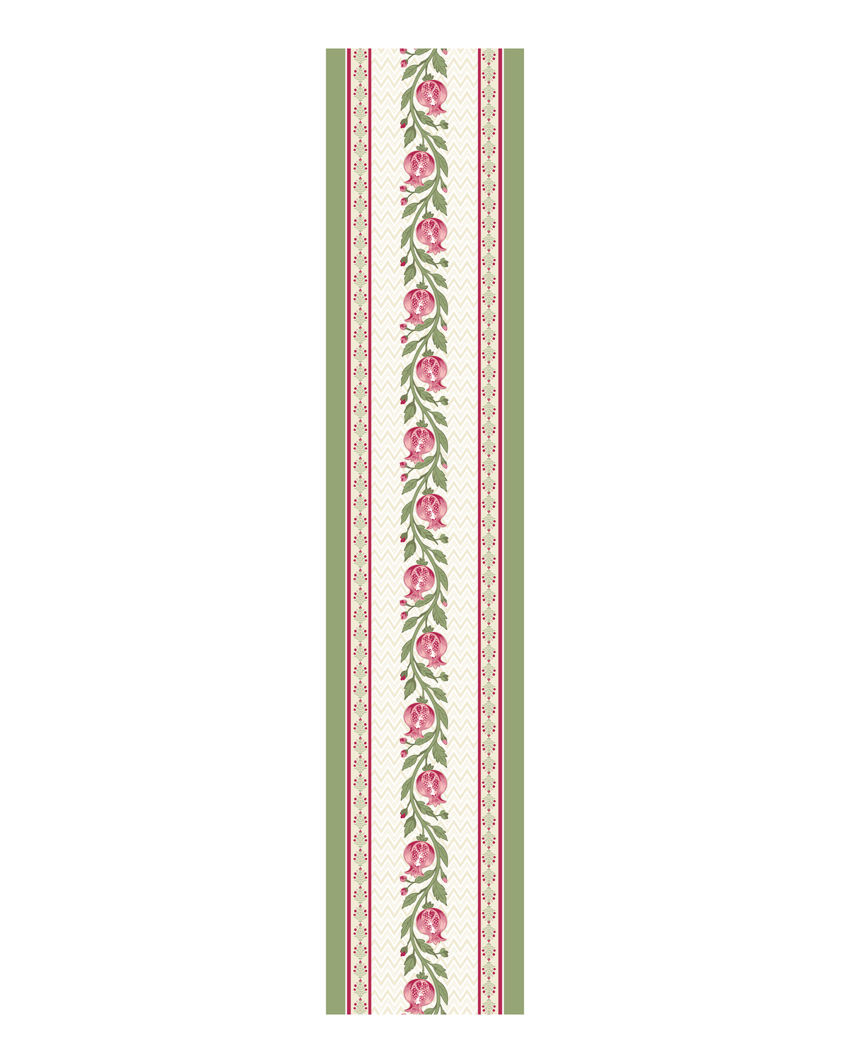 Anar Pink Cotton Table Runner