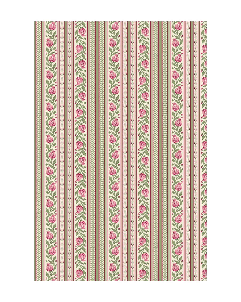 Anar Pink Cotton Water-repellent Table Cover