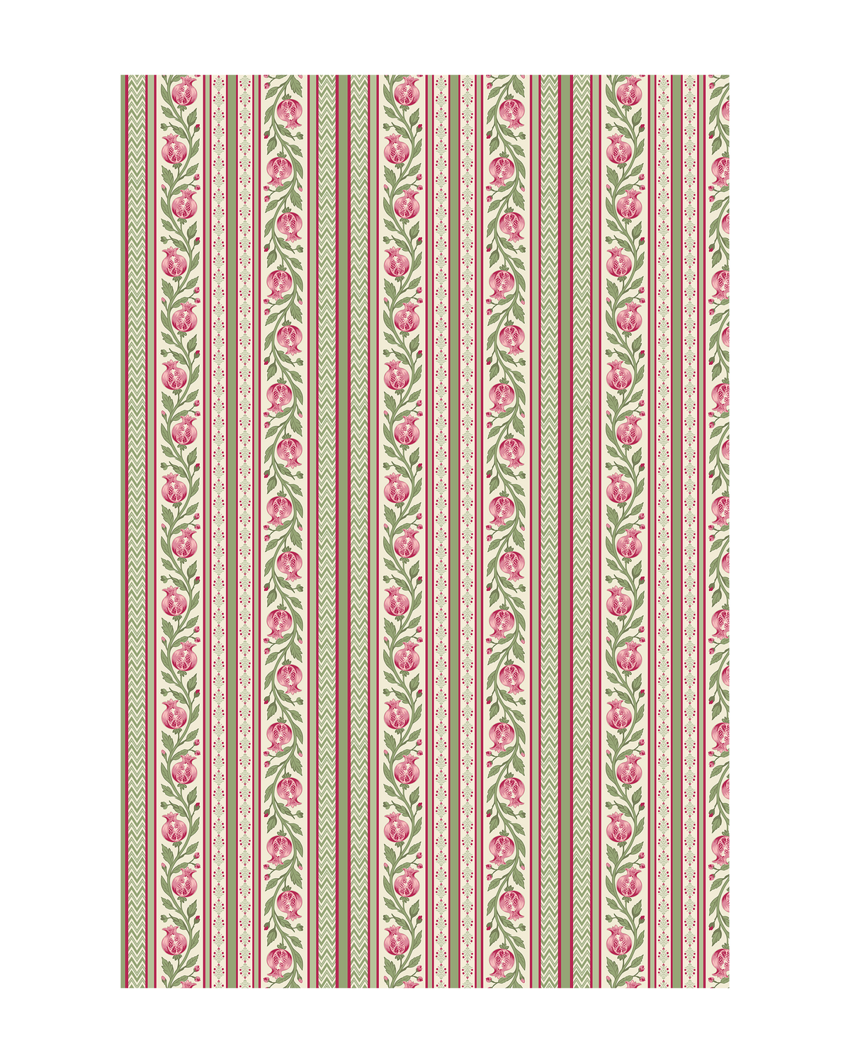 Anar Pink Cotton Water-repellent Table Cover