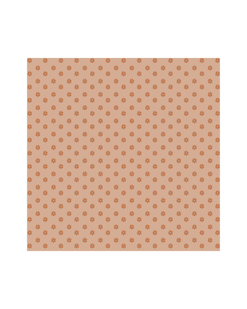 Paisely Peach Cotton Table Napkin Set of 6