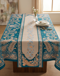 Paisely Teal Water-repellent Table cover