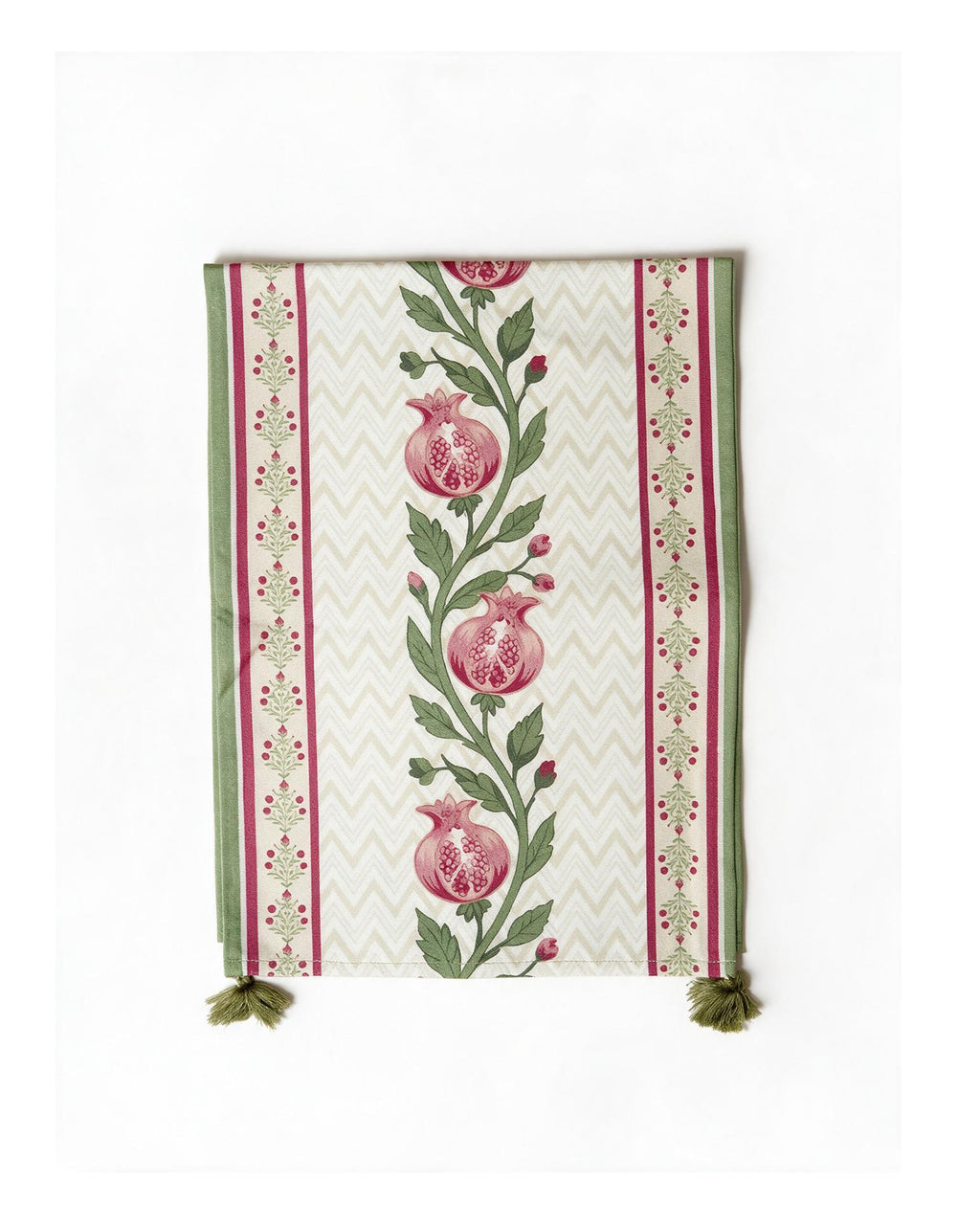 Anar Pink Cotton Table Runner
