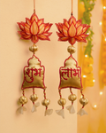 Yellow Lotus Shubh Labh - set of 2