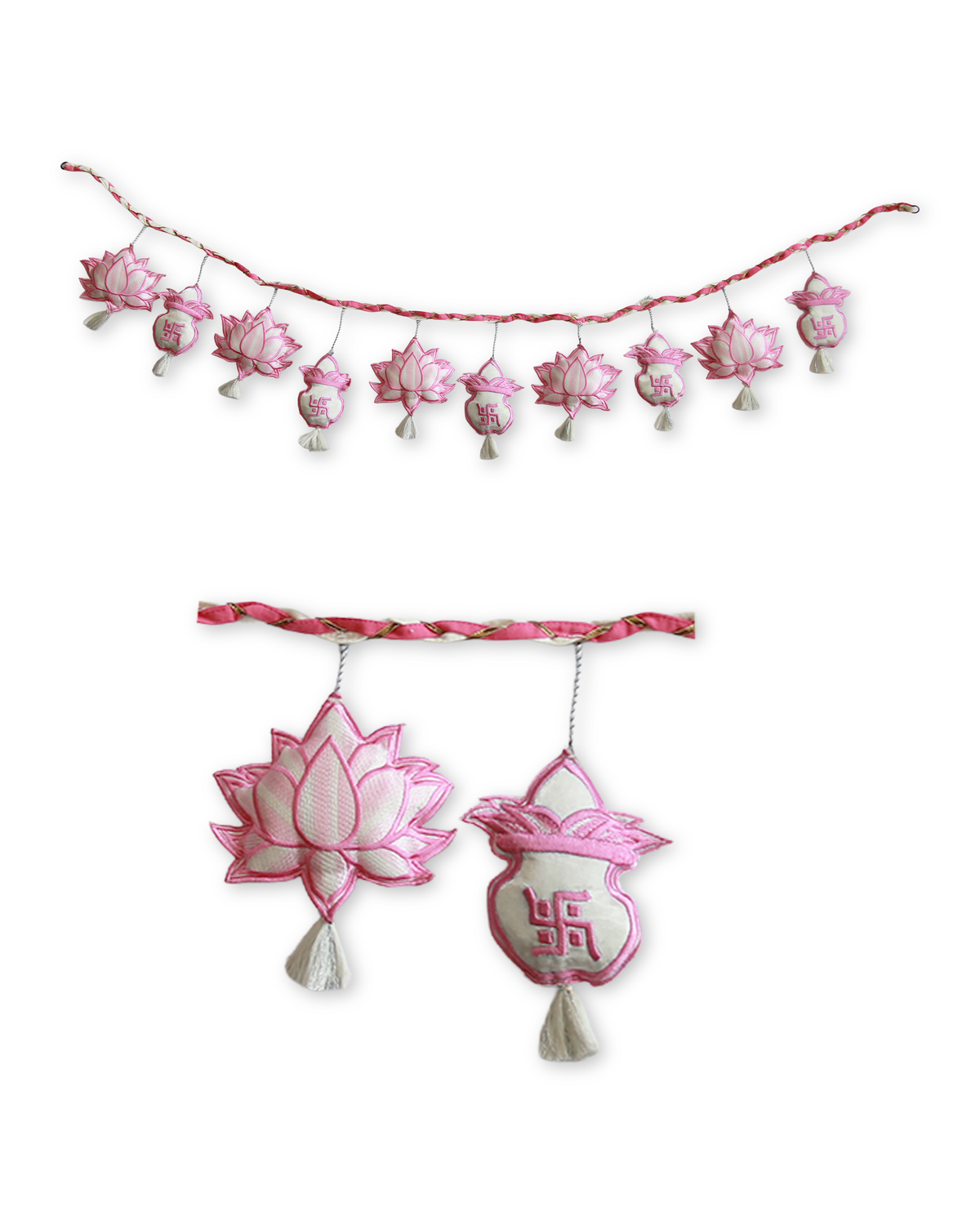 Pink Lotus Kalash Bandhanwar
