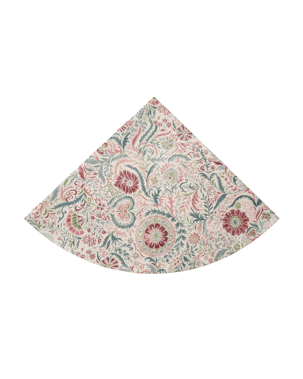 Suzani Blue Cotton Water-repellent Round Table Cover