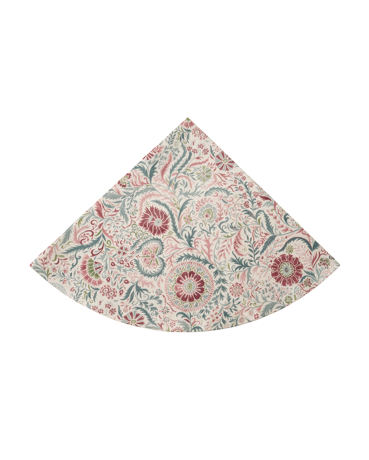 Suzani Blue Cotton Water-repellent Round Table Cover