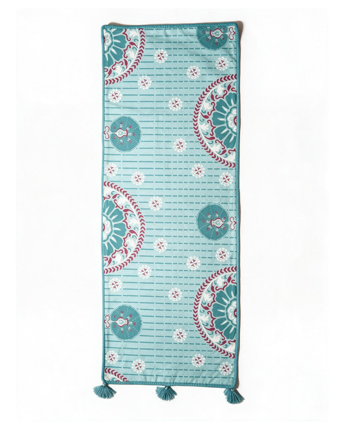Suzani Blue Cotton Table Runner