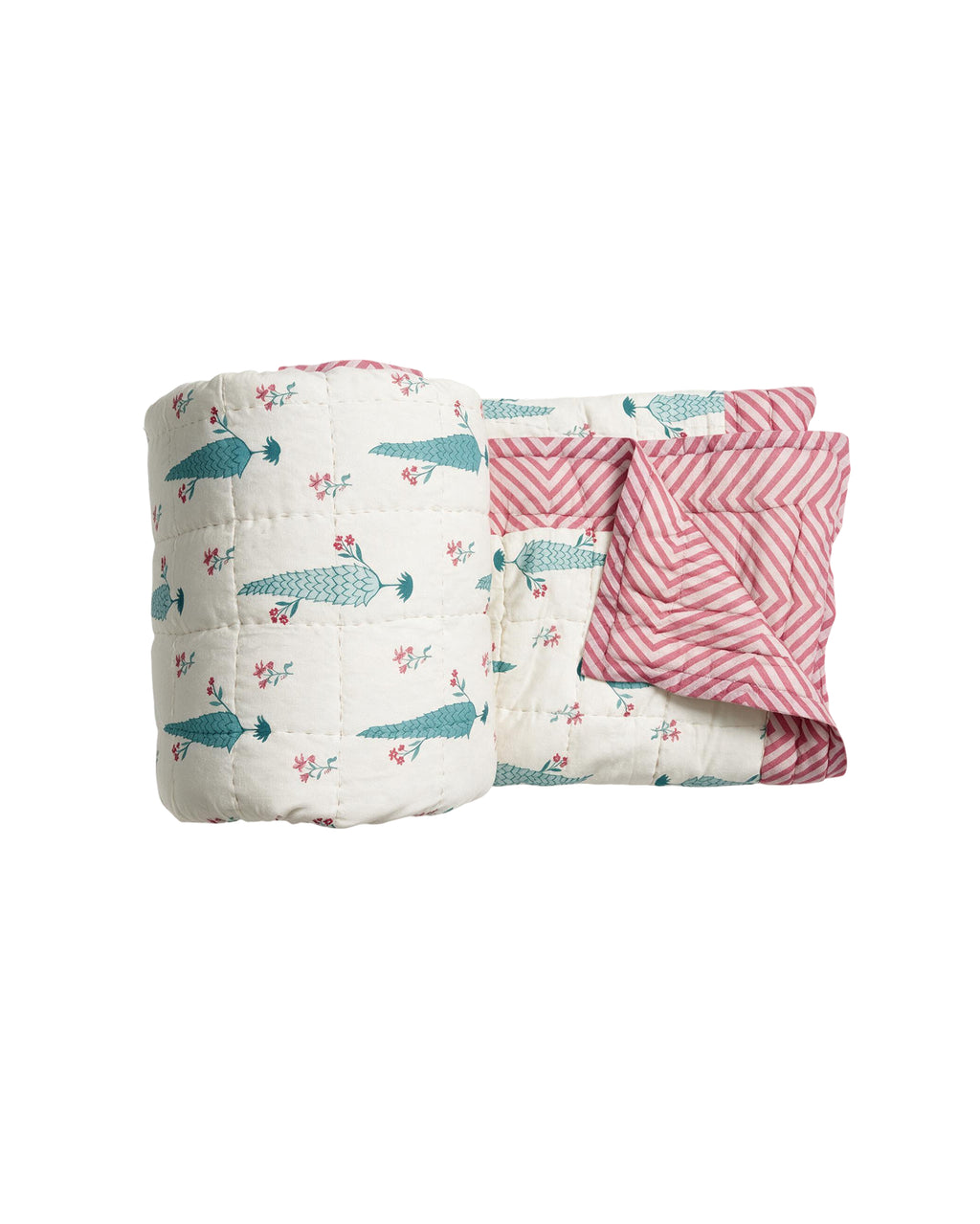 Pine Tree Reversible 100% Cotton Quilt