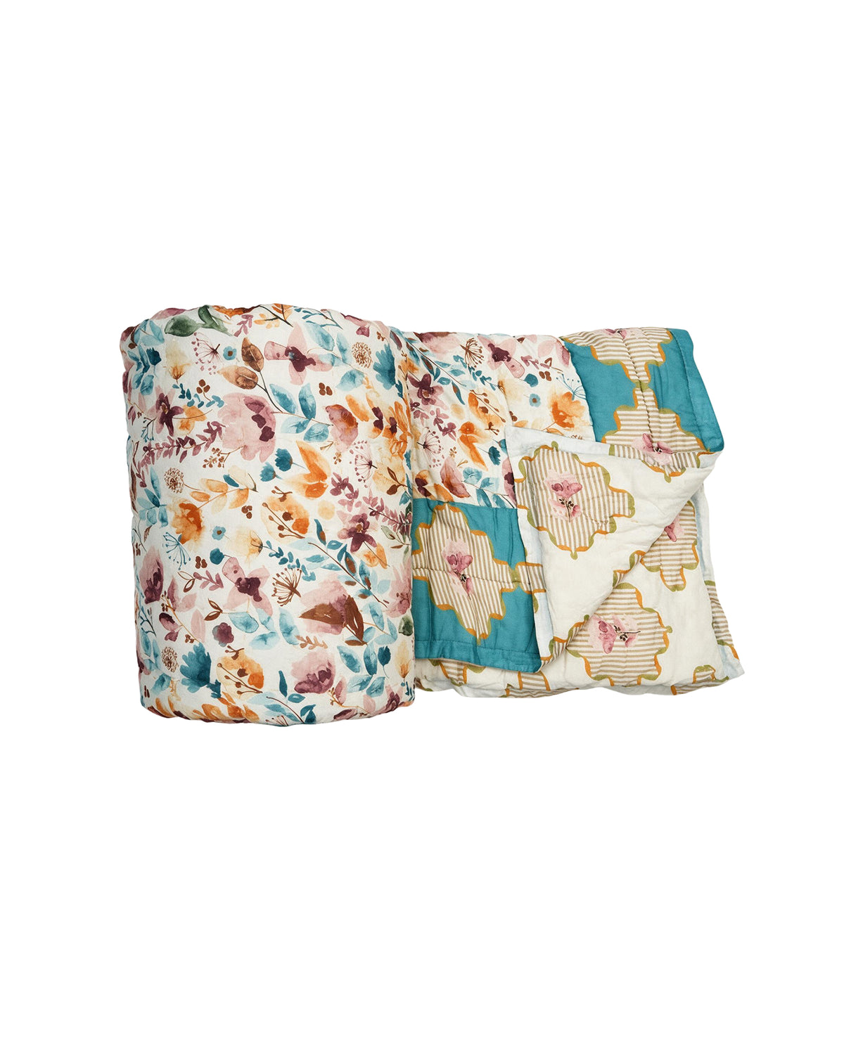 Zahra Reversible 100% Cotton Quilt