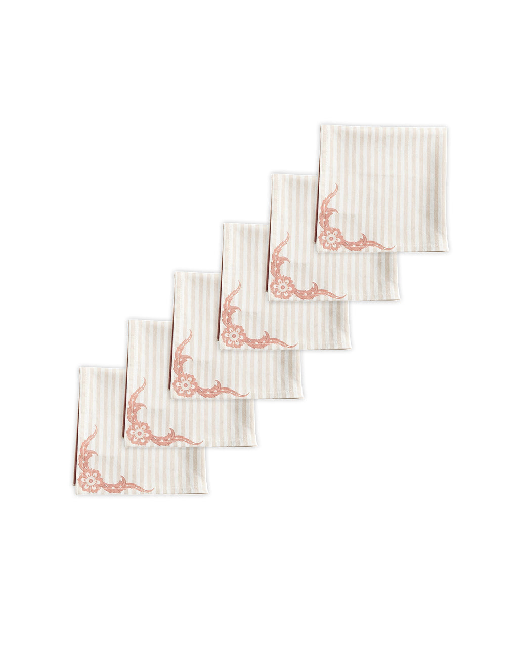 Willow Pink Table Napkin - Set of 6