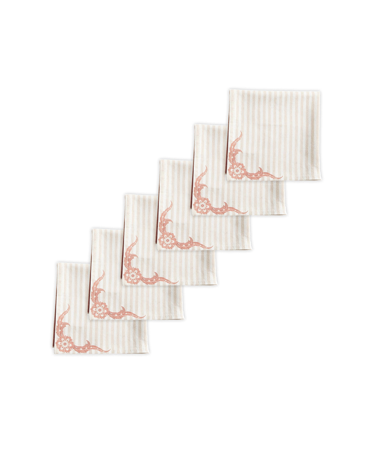 Willow Pink Table Napkin - Set of 6