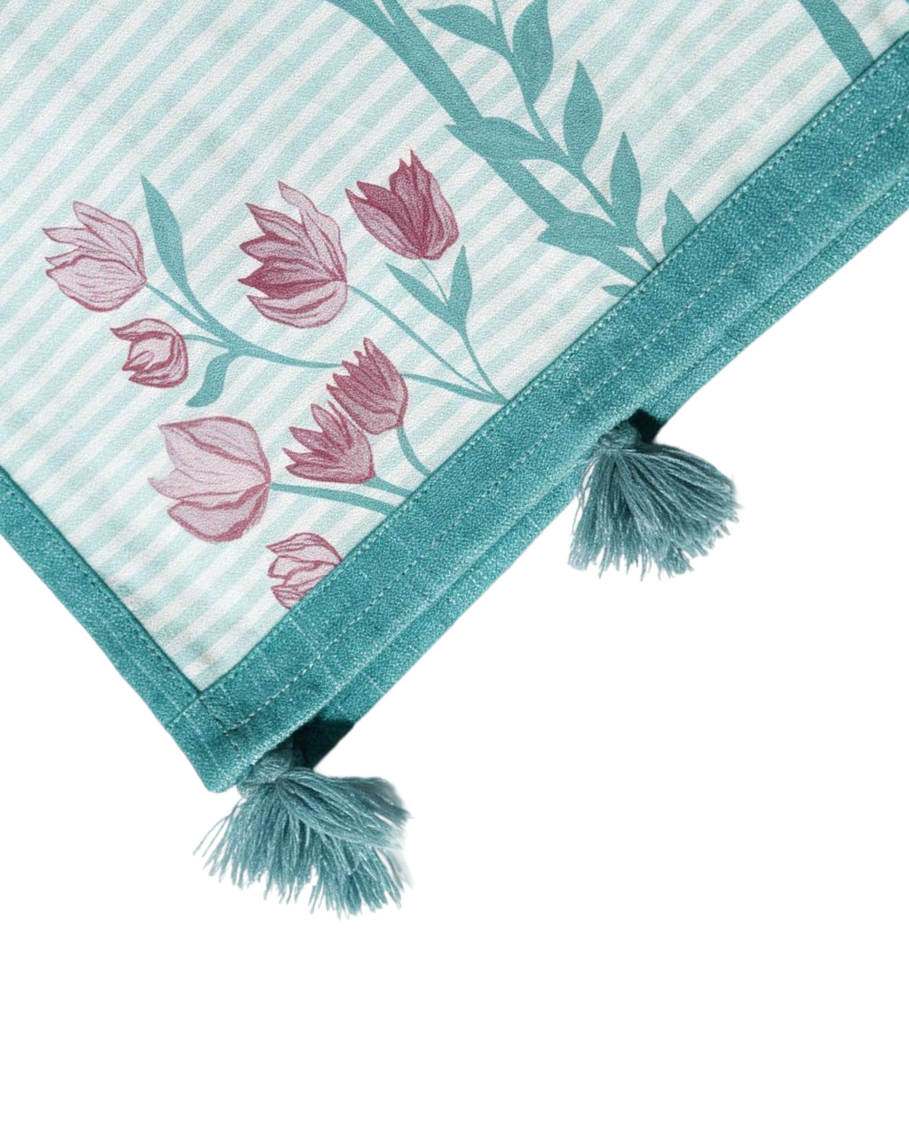 Bloomingdale Blue Canvas Table Runner