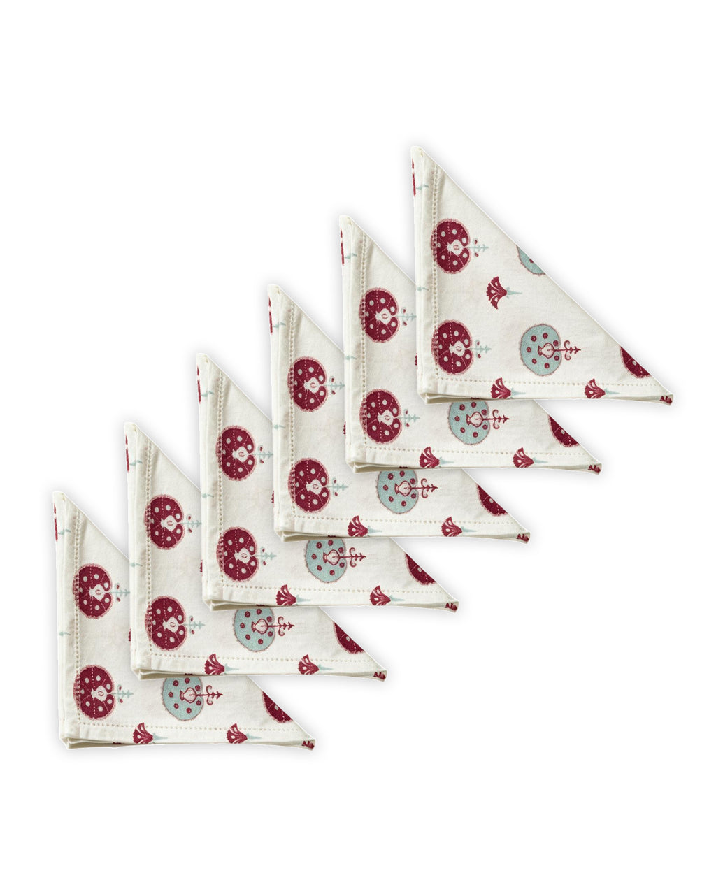 Suzani Blue Cotton Table Napkin - Set of 6