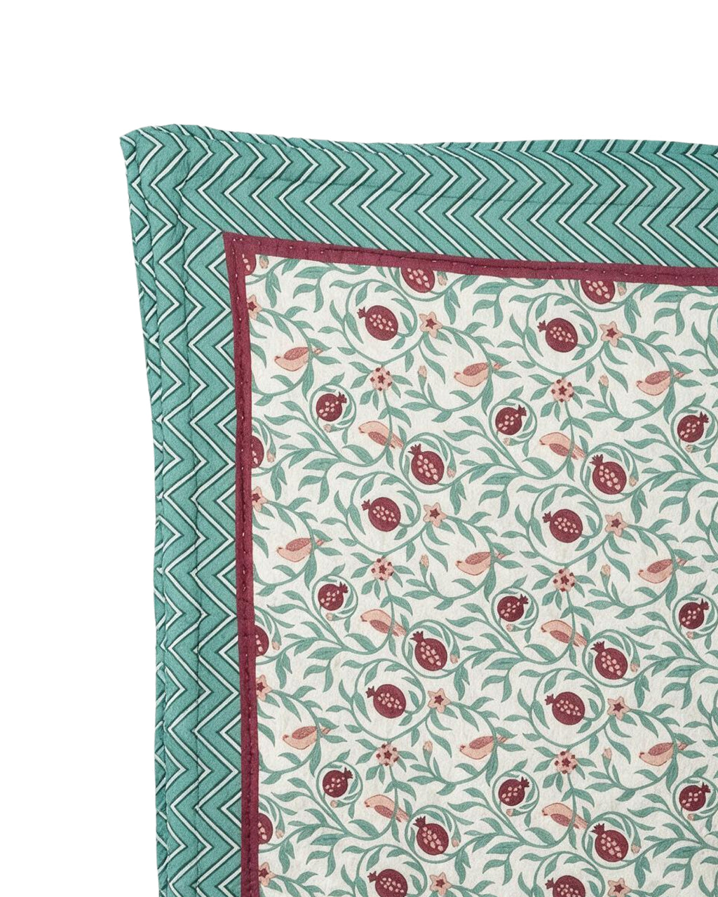 Evergreen Cotton Reversible 100% Cotton Quilt