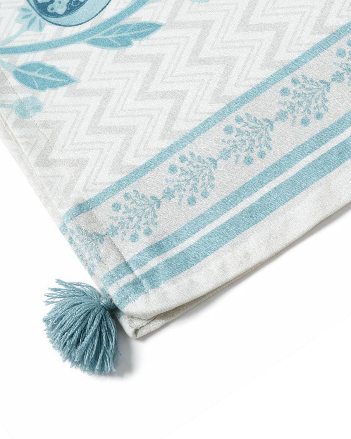 Anar Blue Cotton Table Runner