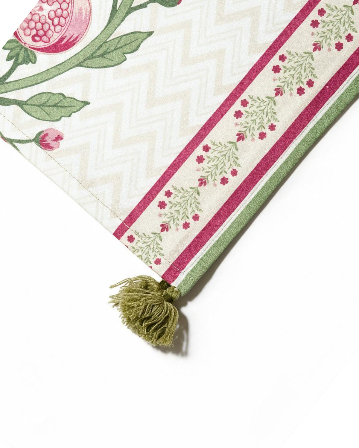 Anar Pink Cotton Table Runner