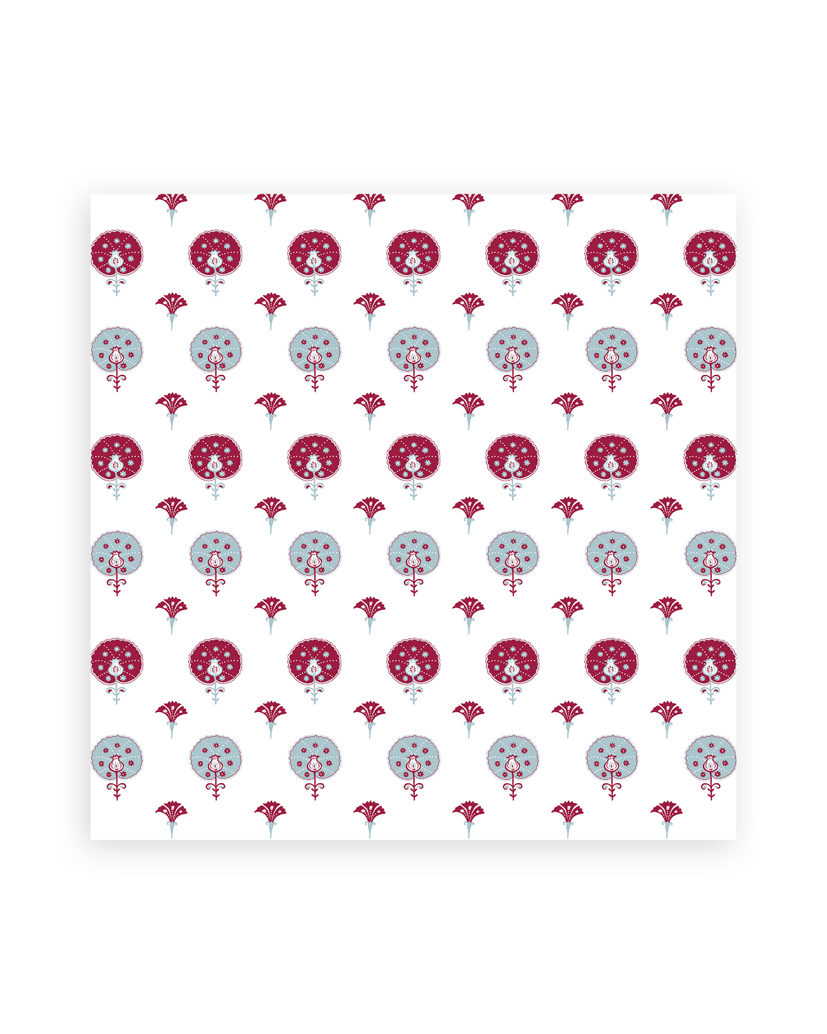 Suzani Blue Cotton Table Napkin - Set of 6
