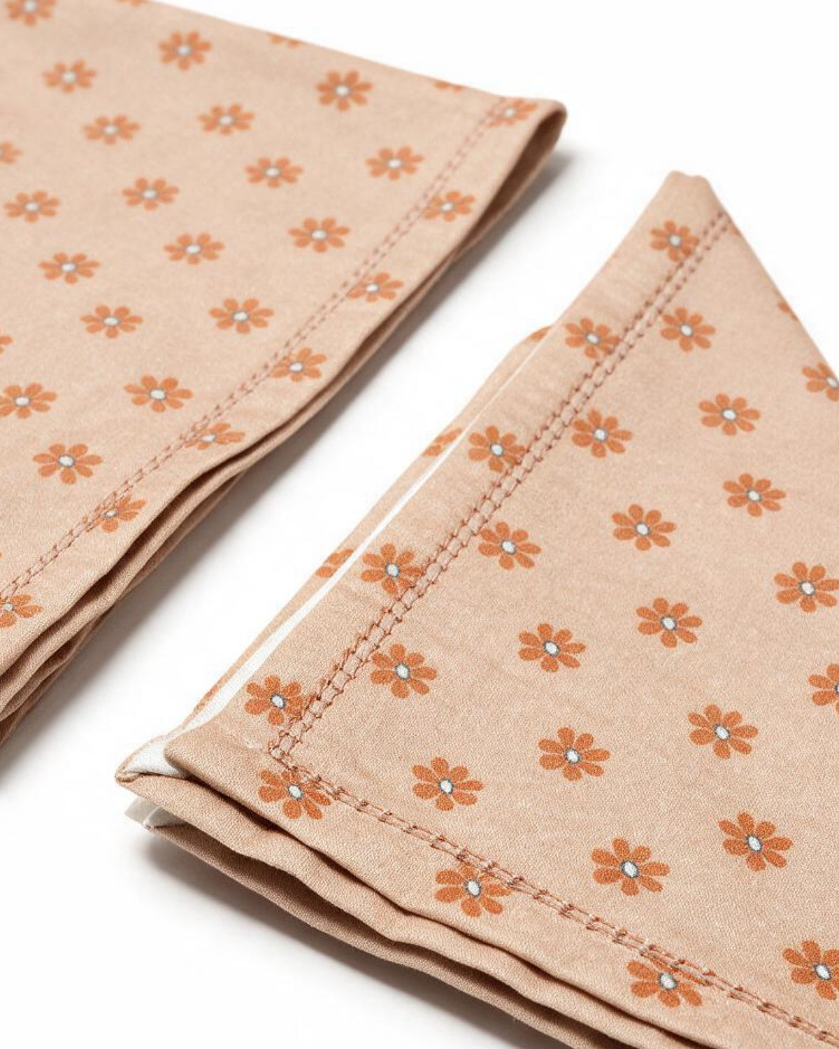 Paisely Peach Cotton Table Napkin Set of 6