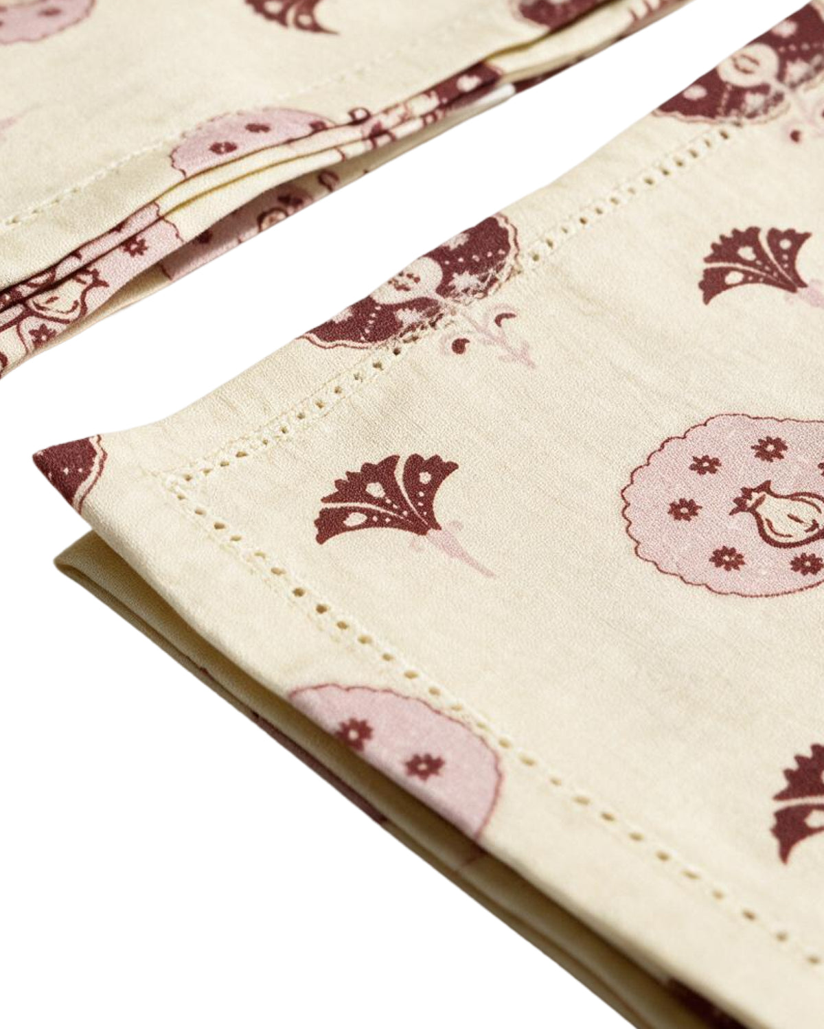 Suzani Red Cotton Table Napkin - Set of 6