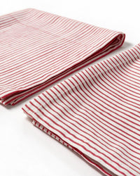 Pink Stripes Block Printed Cotton Napkins