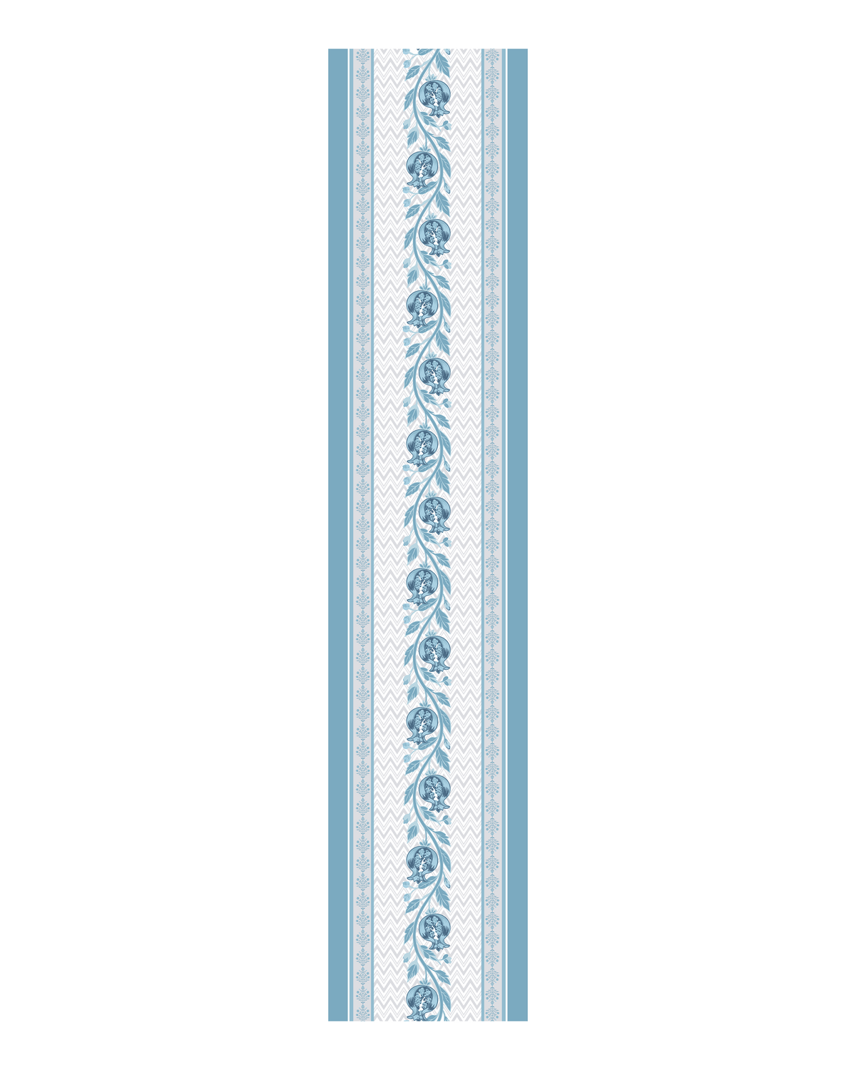 Anar Blue Cotton Table Runner