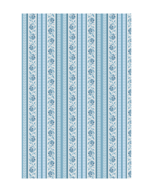 Anar Blue Cotton Water-repellent Table Cover