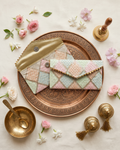 Multicolour Fabric with Sequence Shagun Money Envelop - Set of 2