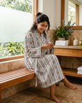 Fable Paisley 100% Cotton Bathrobe