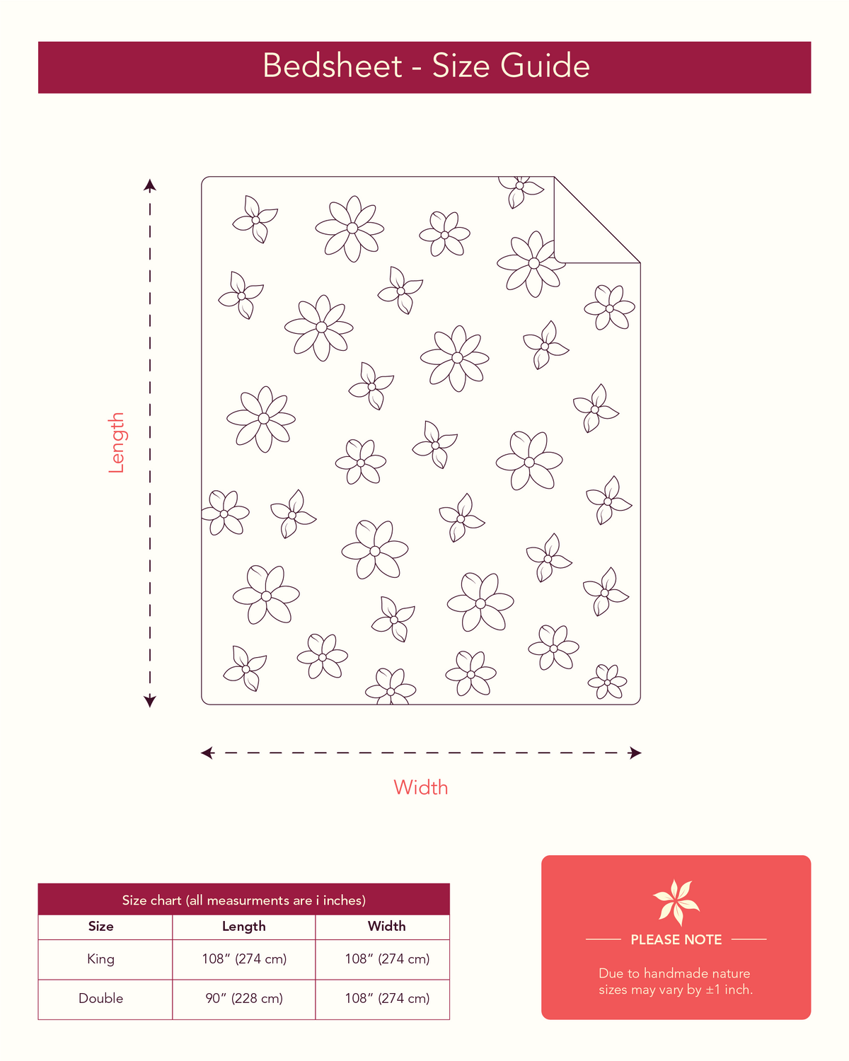 Aangan  100% Cotton Bedsheet - 180 TC With 2 Pillow Covers