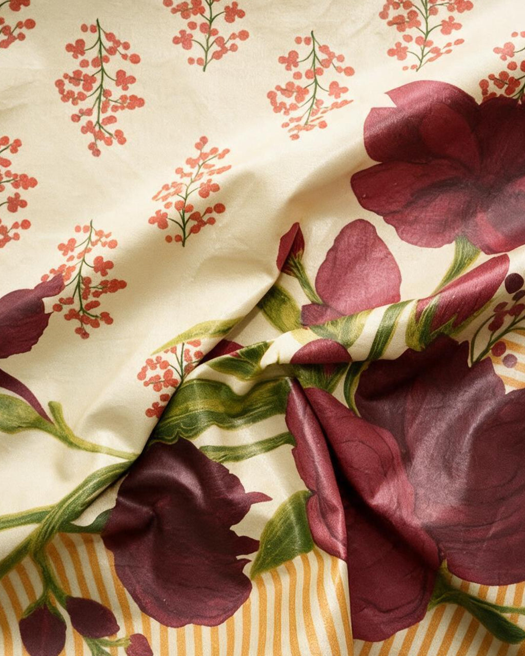 Bloomingdale Pink Cotton Water-repellent Table Cover