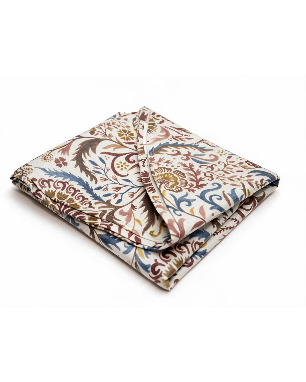 Suzani Red Cotton Water-repellent  Round Table Cover