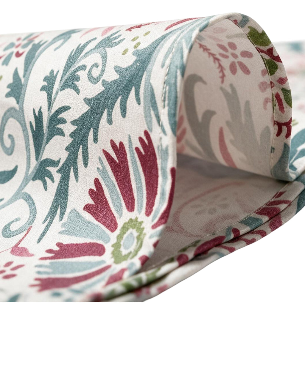 Suzani Blue Cotton Water-repellent Round Table Cover