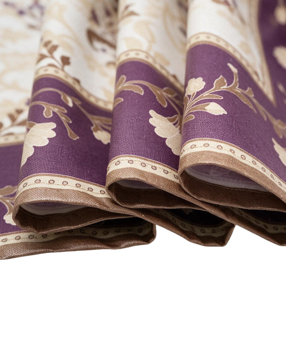 Evergreen Beige Water-repellent Cotton Table Cloth