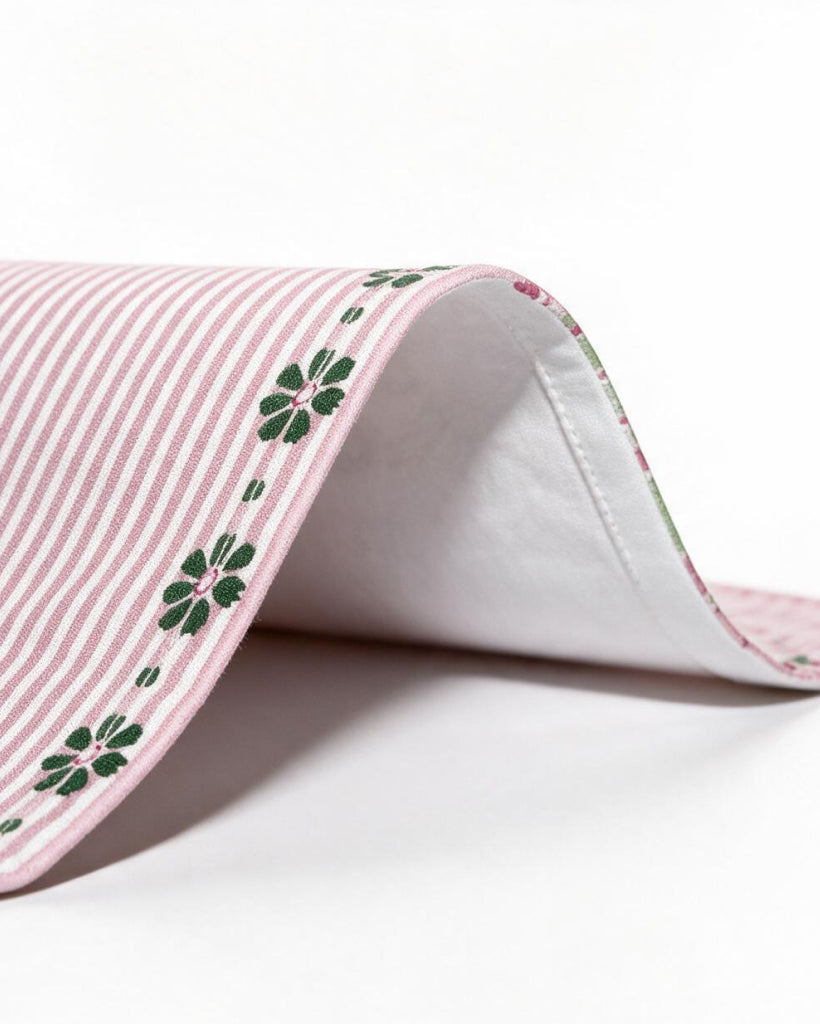 Paisley Pink Cotton Table Water-repellent Placemat Set of 6